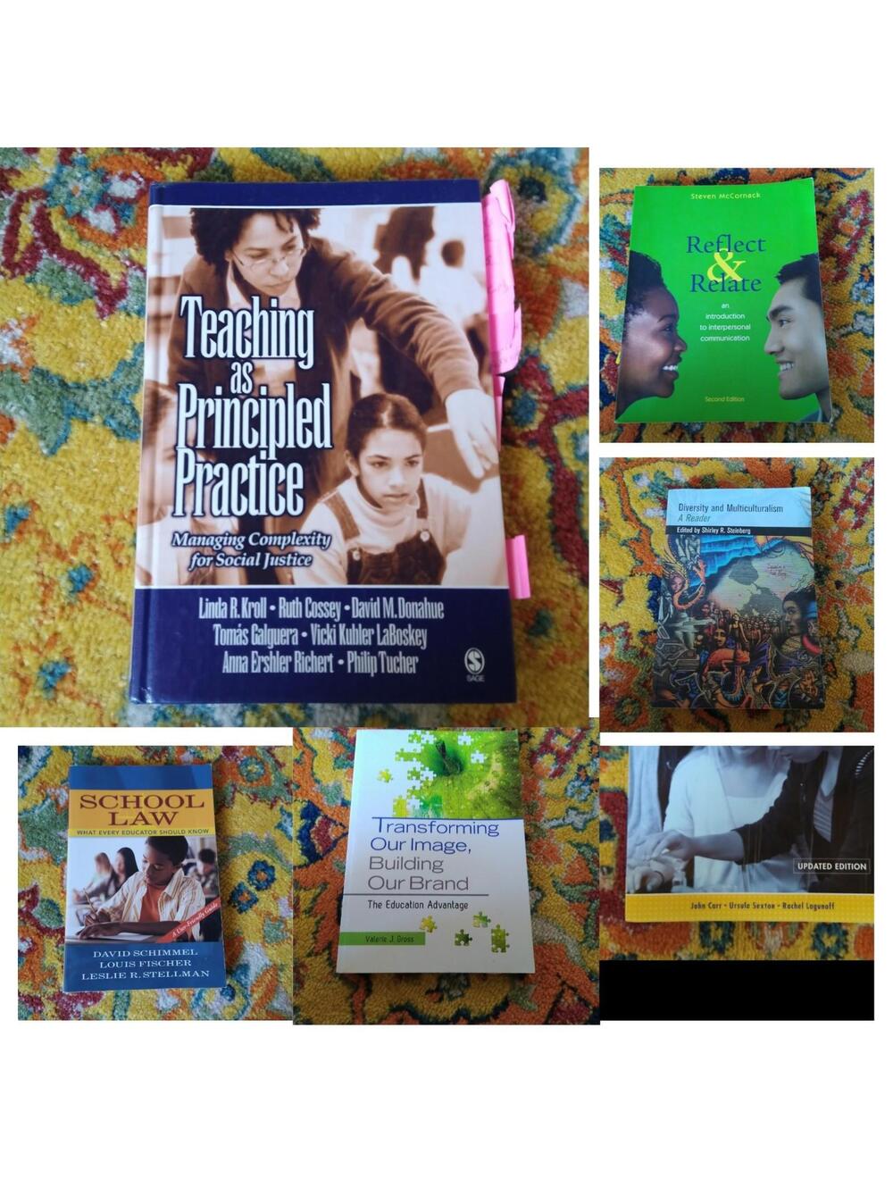Teaching Education Educator 6  Books Bundle Lot. Make Me An Offer